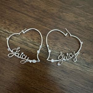 Juicy hoop earrings